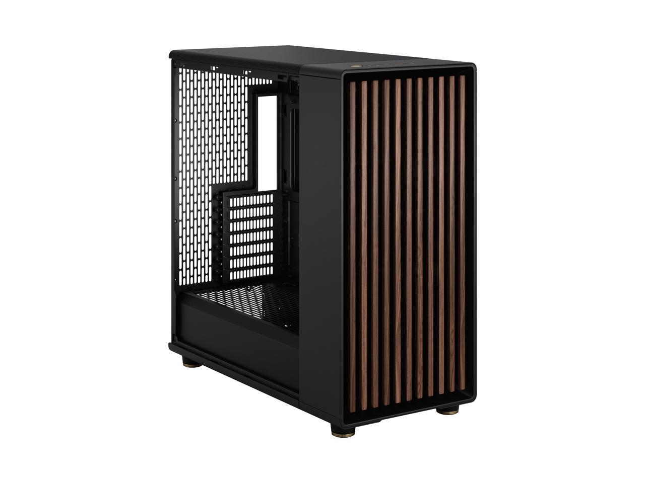 Fractal Design North XL ATX mATX Mid Tower PC Case - Charcoal Black Chassis with Walnut Front and Dark Tinted TG Side Panel - FD-C-NOR1X-02 3