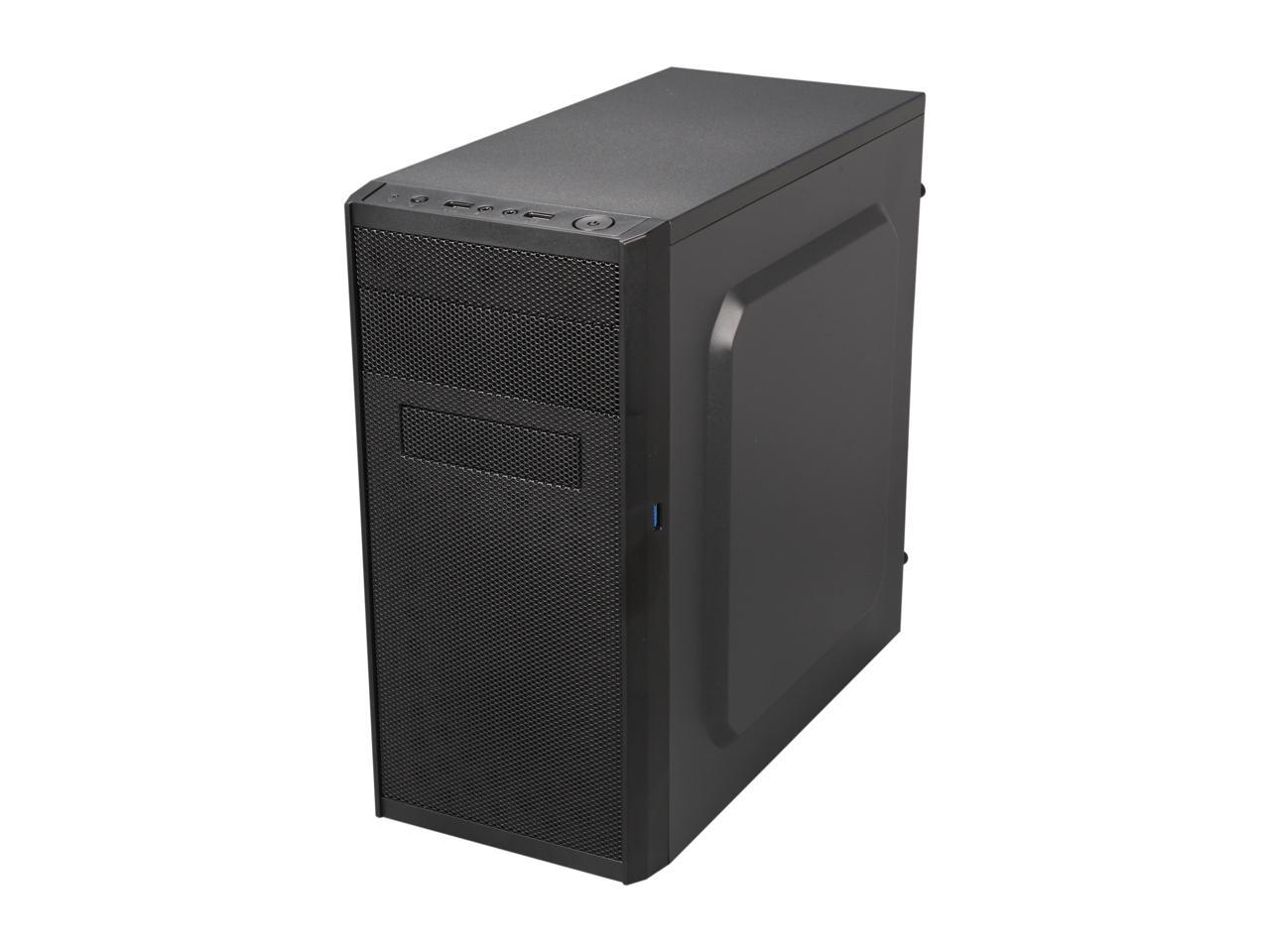 DIYPC MA08-BK Black SECC Micro ATX Mini Tower Computer Case 3