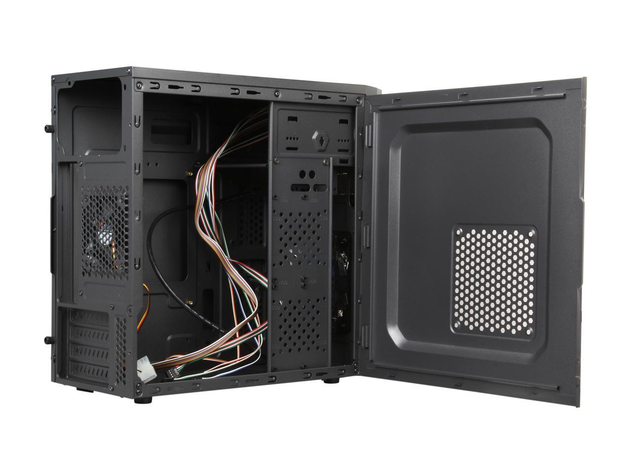 DIYPC MA08-BK Black SECC Micro ATX Mini Tower Computer Case 5