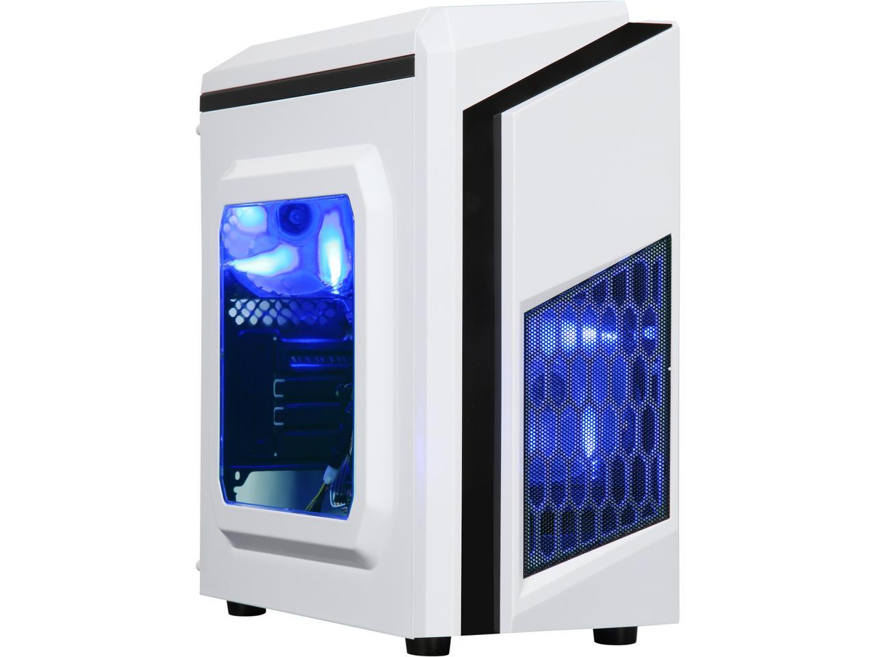 DIYPC DIY-F2-W White SPCC Micro ATX Mini Tower Computer Case 1