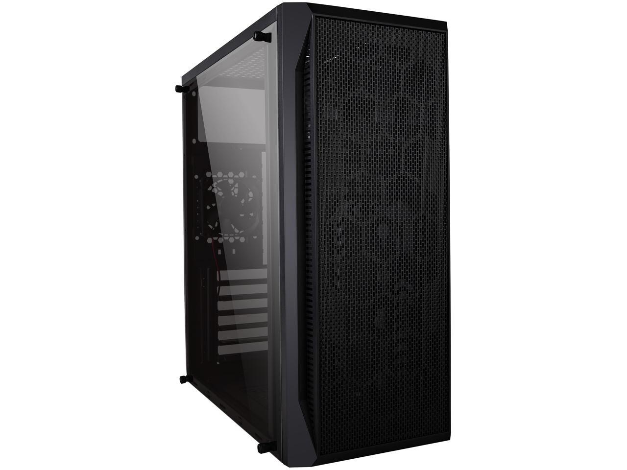 DIYPC DIY-S07 Black Steel ATX Mid Tower Computer Case 1