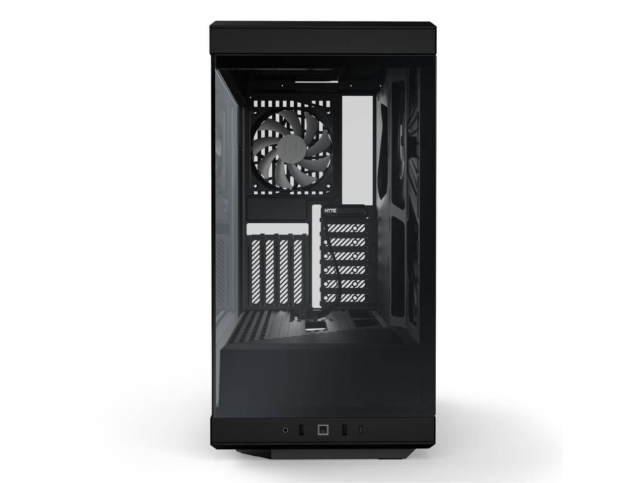 HYTE Y40 Mainstream Vertical GPU Case ATX Mid Tower Gaming Case with PCI Express 4.0 x 16 Riser Cable Included, Black 2