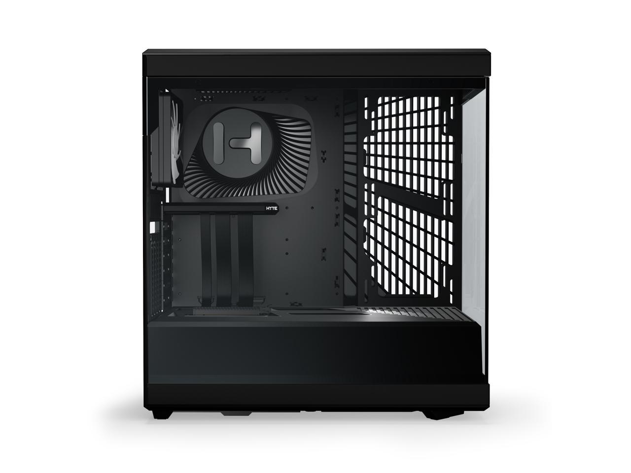 HYTE Y40 Mainstream Vertical GPU Case ATX Mid Tower Gaming Case with PCI Express 4.0 x 16 Riser Cable Included, Black 4