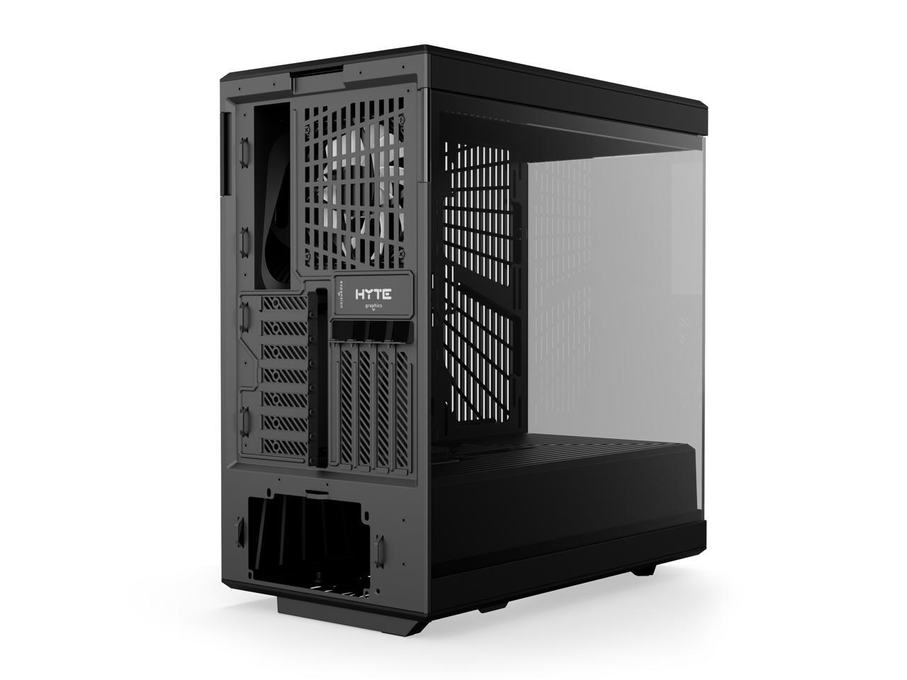 HYTE Y40 Mainstream Vertical GPU Case ATX Mid Tower Gaming Case with PCI Express 4.0 x 16 Riser Cable Included, Black 5