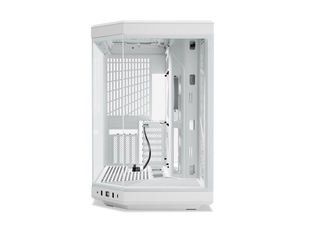 HYTE Y70 CS-HYTE-Y70-WW Dual Chamber Mid-Tower ATX Case with PCIe 4.0 Express Riser Cable Included, Snow White 2