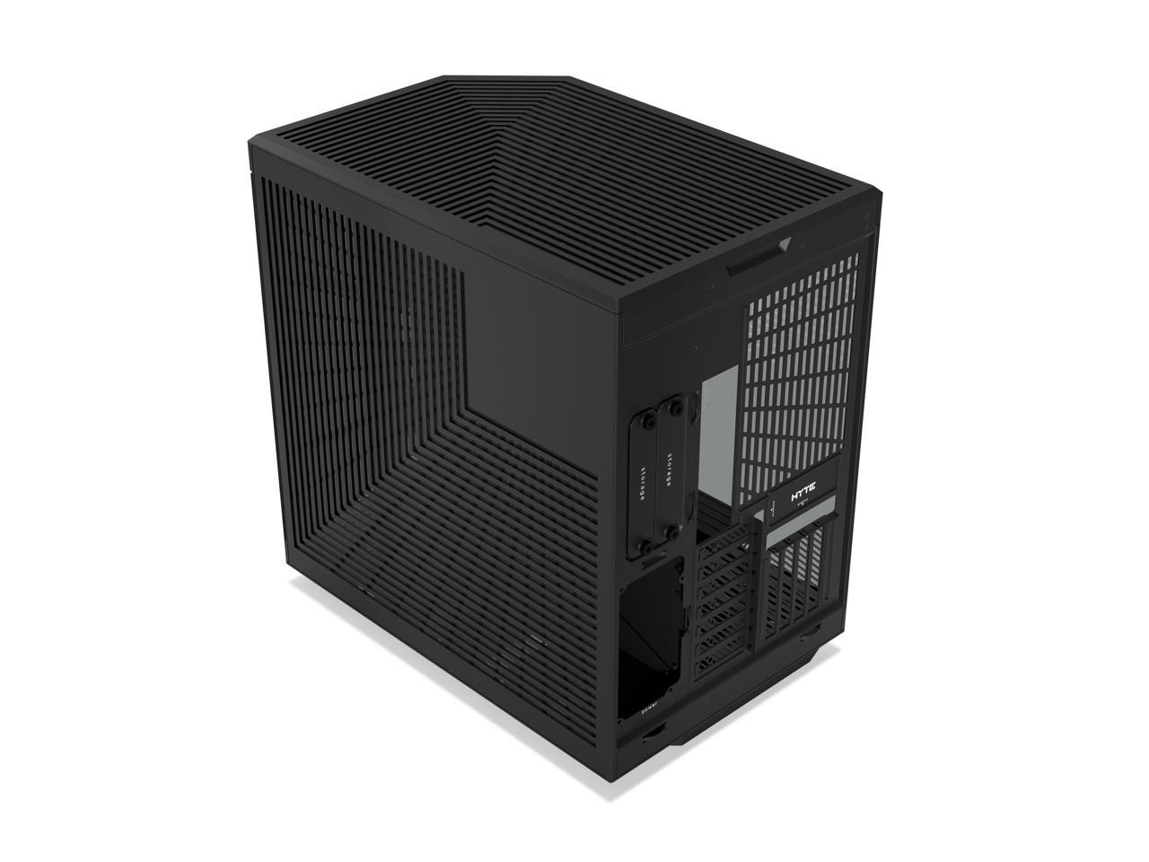 HYTE Y70 CS-HYTE-Y70-B Dual Chamber Mid-Tower ATX Case with PCIe 4.0 Express Riser Cable Included, Black 5