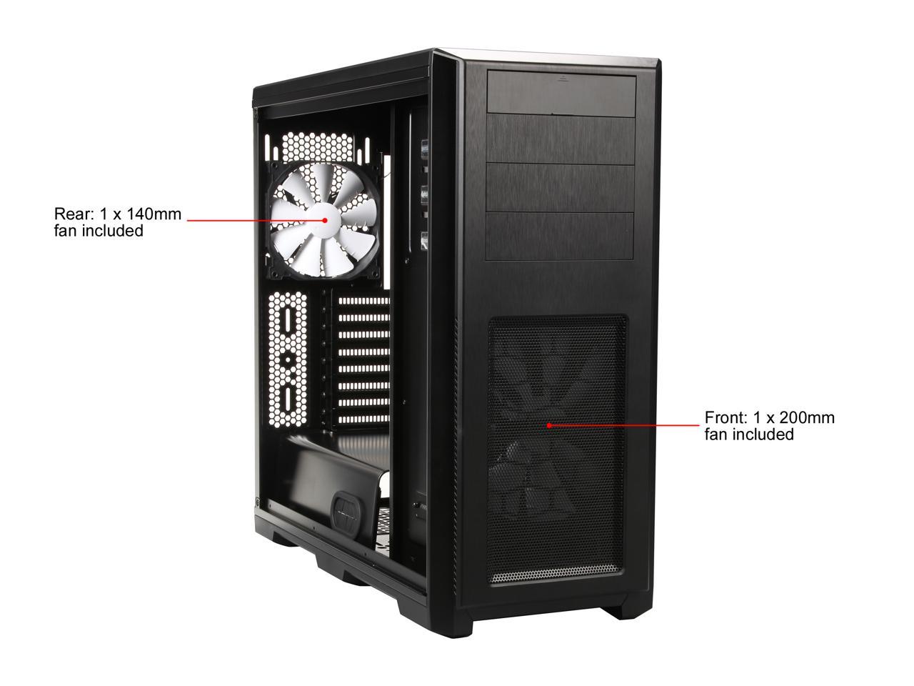 Phanteks Enthoo Pro Series PH-ES614P_BK Black Steel / Plastic ATX Full Tower Computer Case 2