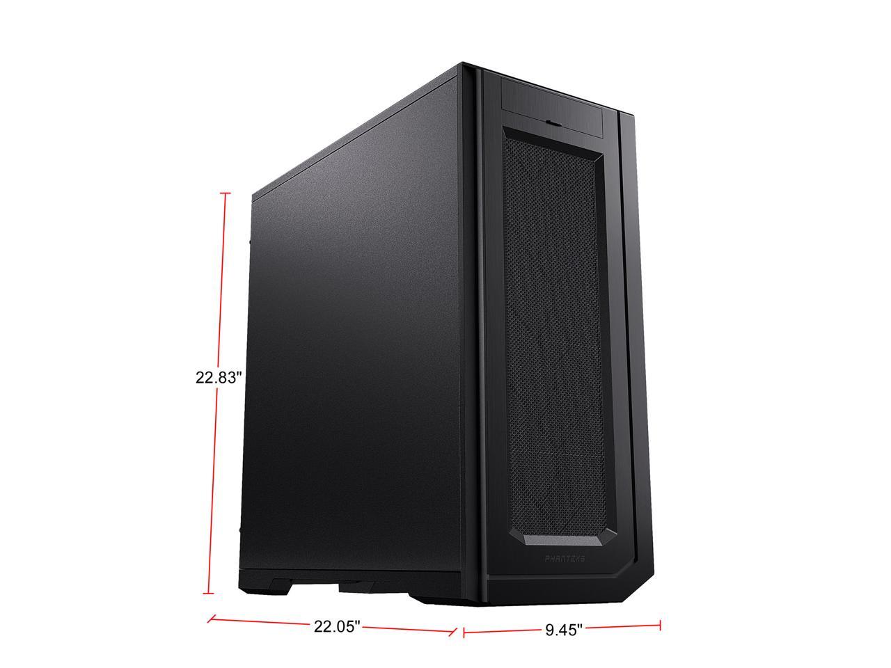 Phanteks Enthoo Pro 2 Full Tower - High-performance Fabric Mesh, Closed Window, Dual System/PSU Support, Massive Storage, Black 2