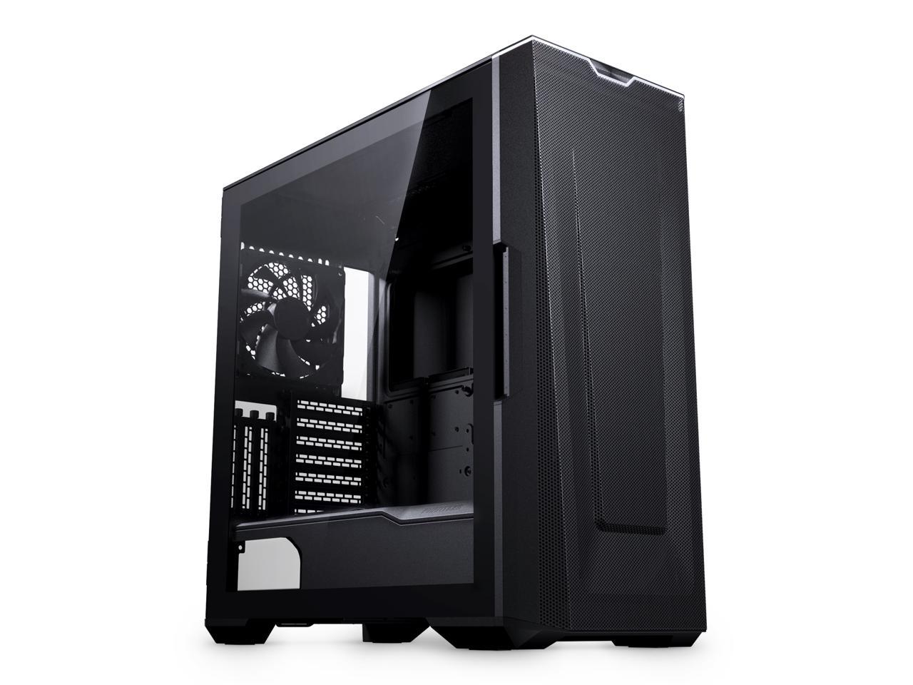 Phanteks Eclipse G500A Performance Edition, High Performance Mid-Tower Case, Mesh Front Panel, Tempered Glass Window, 4x M25-140 Fans, Black 1