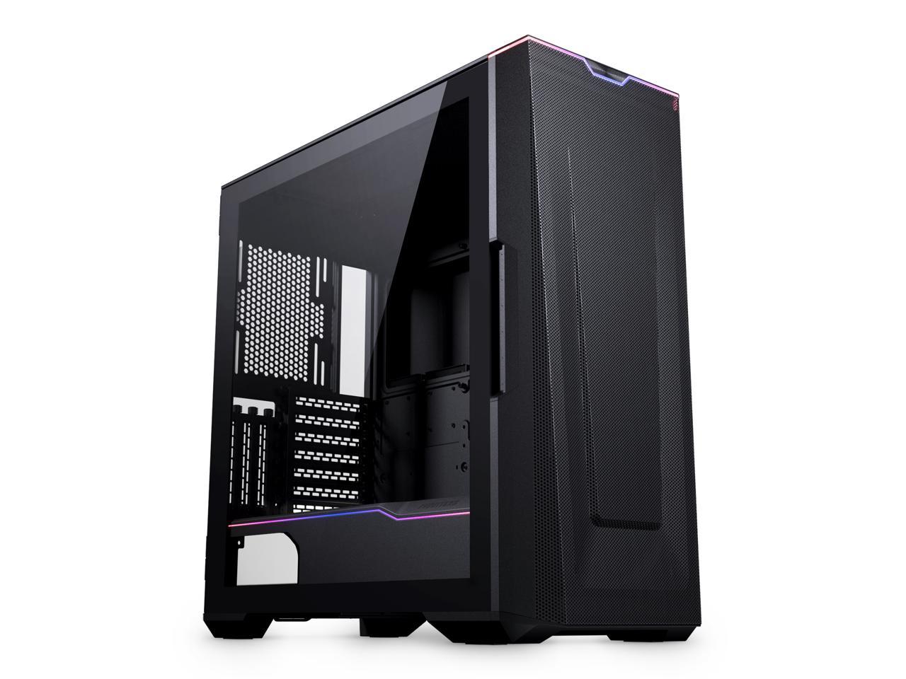 Phanteks Eclipse G500A D-RGB Fanless Edition, High Performance Mid-Tower Case, Mesh Front Panel, Integrated D/A-RGB Lighting, Tempered Glass Window, Black 1