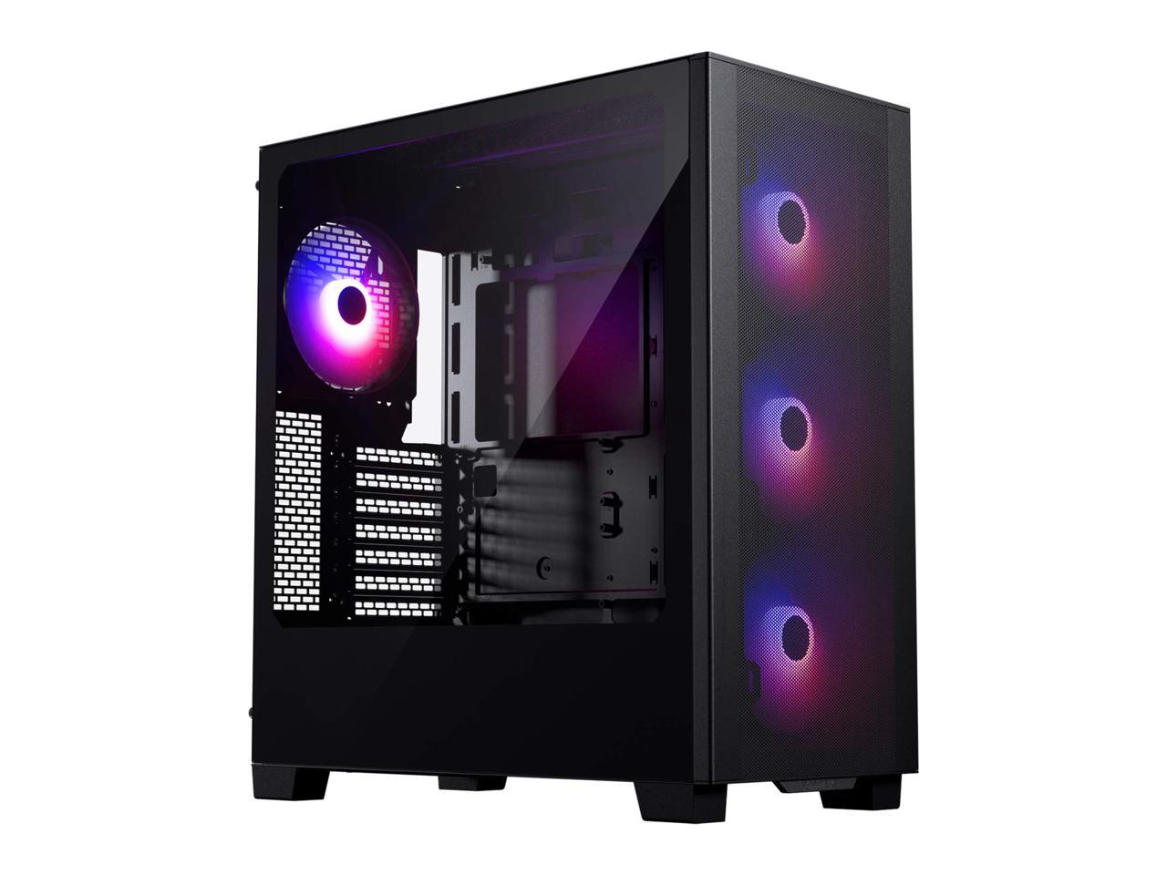 Phanteks XT Pro Ultra, Mid-Tower Gaming Chassis, 4x M25-140 Fans Included, High Airflow Performance Mesh, Tempered Glass Window, USB-C 3.2 Gen2, Black 1