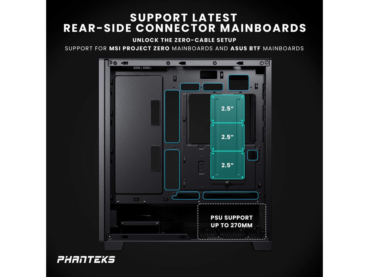 Phanteks XT Pro Ultra, Mid-Tower Gaming Chassis, 4x M25-140 Fans Included, High Airflow Performance Mesh, Tempered Glass Window, USB-C 3.2 Gen2, Black 4