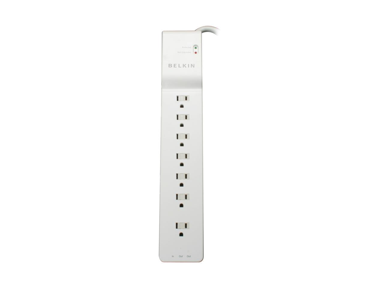 BELKIN BE107200-06 6 Feet 7 Outlets 2320 joule Home/office Surge Protector 2