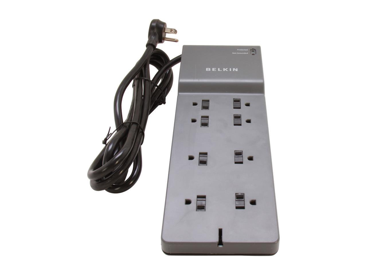 BELKIN BE108000-08-CM 8 ft. 8 Outlets 2500 joule Surge Suppressor 2