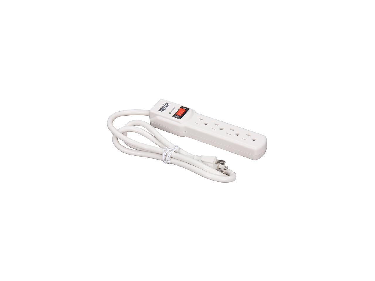 TRIPP LITE TLP404 4 Feet 4 Outlets 450 joules Surge Suppressor 2