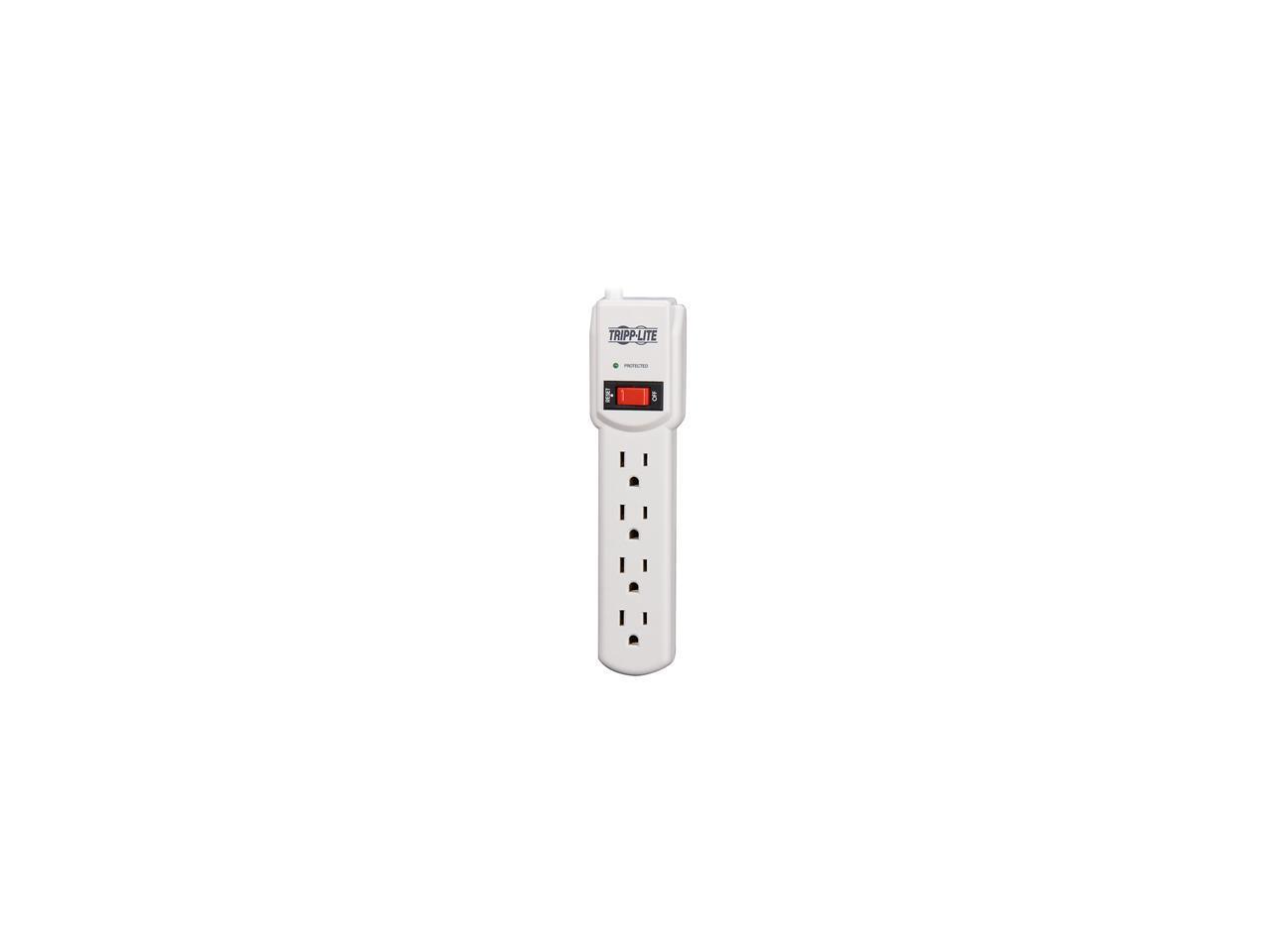 TRIPP LITE TLP404 4 Feet 4 Outlets 450 joules Surge Suppressor 3