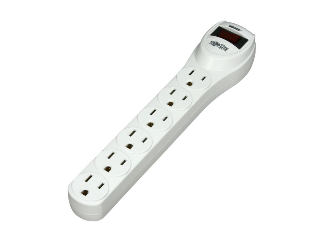 TRIPP LITE  PS6  6  Outlets 4 ft. Multiple Outlet Strip with Relocatable Power Tap - Retail 1