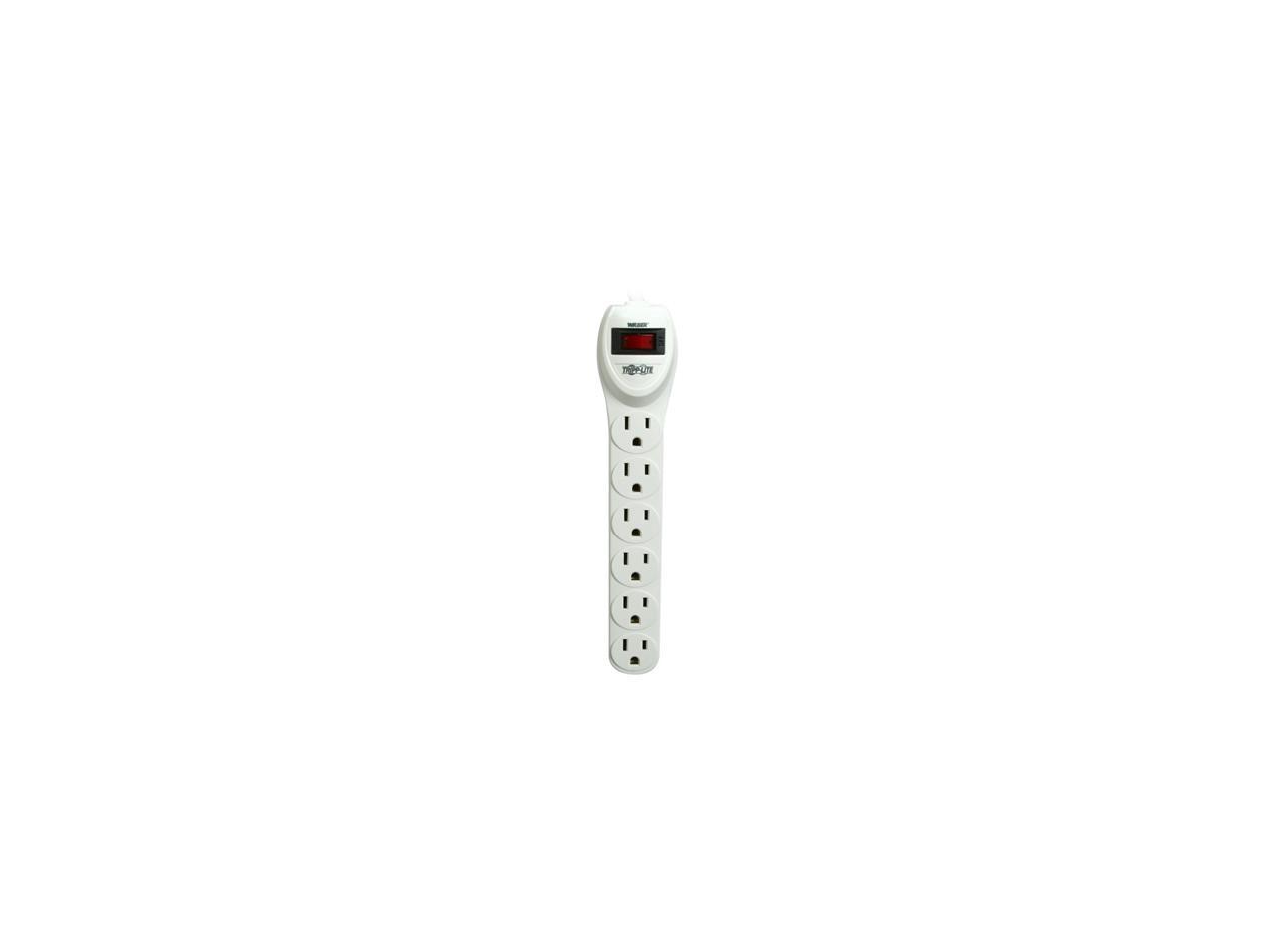 TRIPP LITE  PS6  6  Outlets 4 ft. Multiple Outlet Strip with Relocatable Power Tap - Retail 2