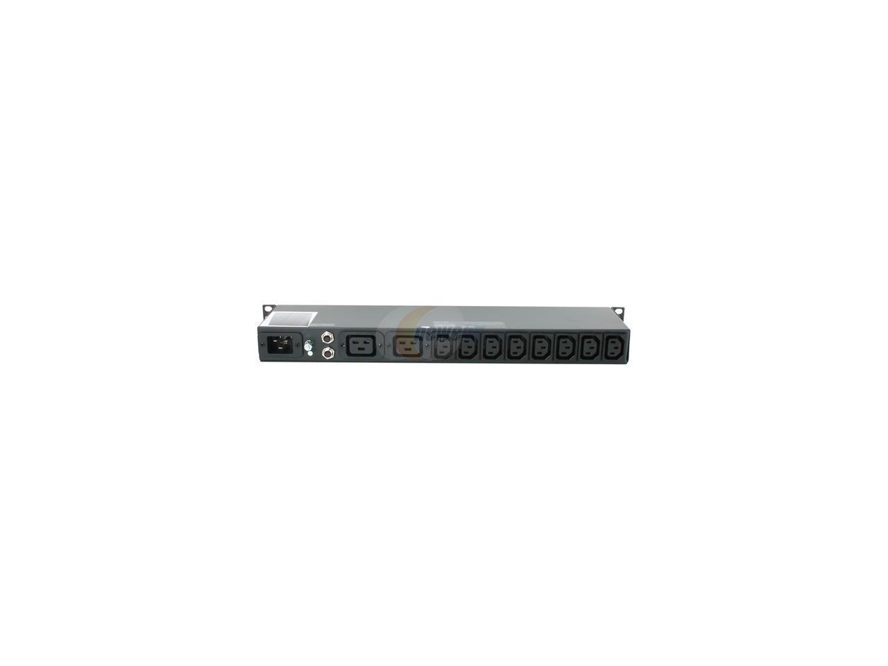 Tripp Lite PDU12IEC Basic 1U 100 - 240 V nominal, single phase 16A Power Distribution Unit 5