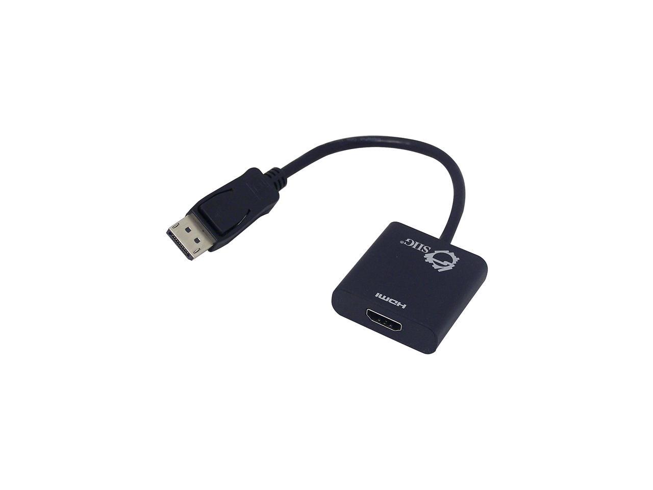 SIIG CB-DP0Q11-S1 DisplayPort to HDMI Adapter Converter 1