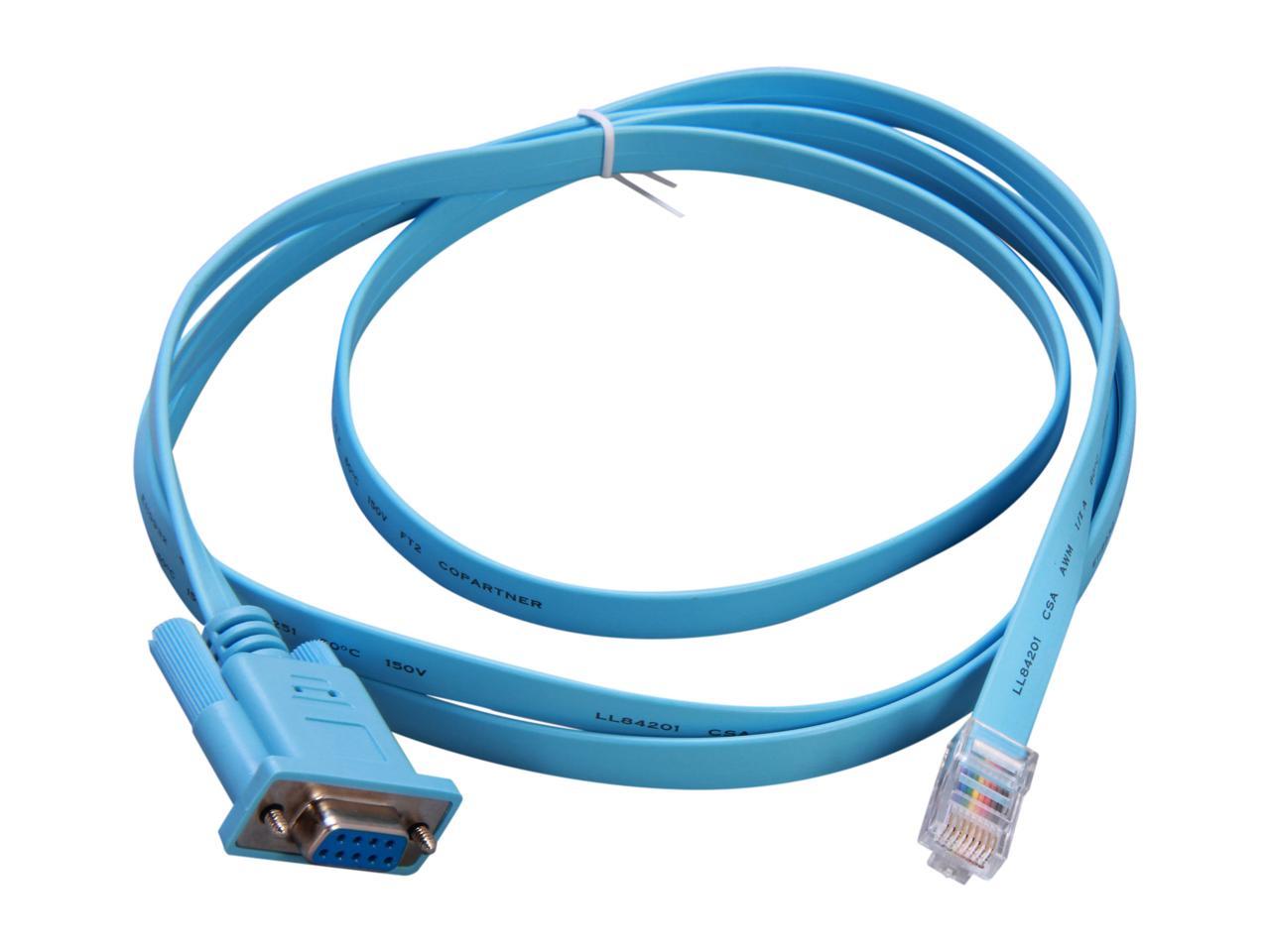 StarTech.com Model DB9CONCABL6 6 ft. RJ45 to DB9 Cisco Console Management Router Cable - M/F 2