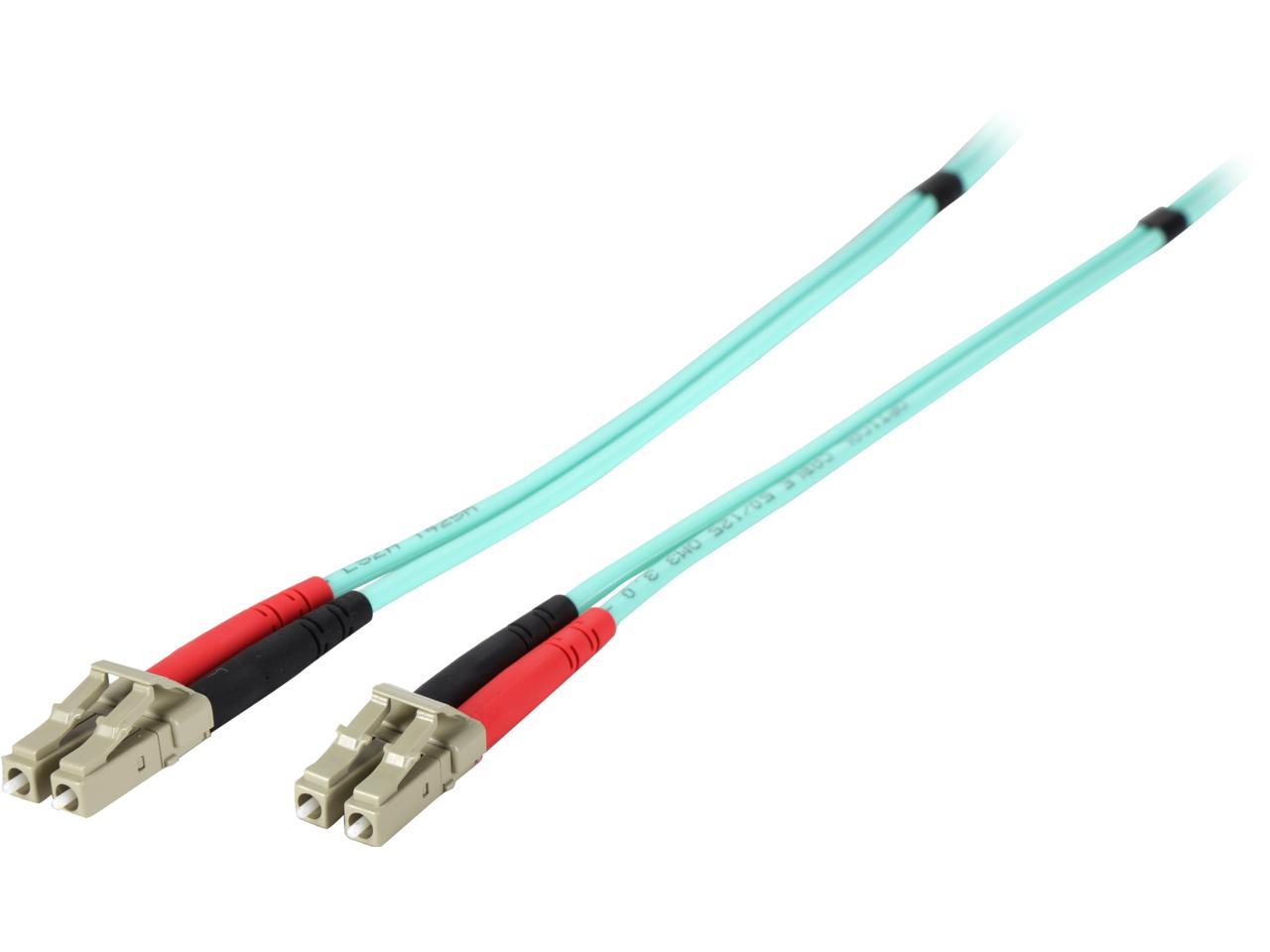 StarTech.com A50FBLCLC5 16.4 ft. Fiber Optic Cable - 10 Gb Aqua - Multimode Duplex 50/125 - LSZH - LC/LC 1