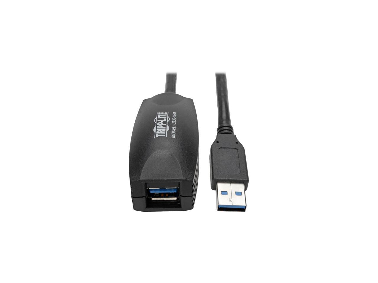 Tripp Lite USB 3.0 SuperSpeed Active Extension Repeater Cable (A M/F), 5M/16-ft. (U330-05M) 1