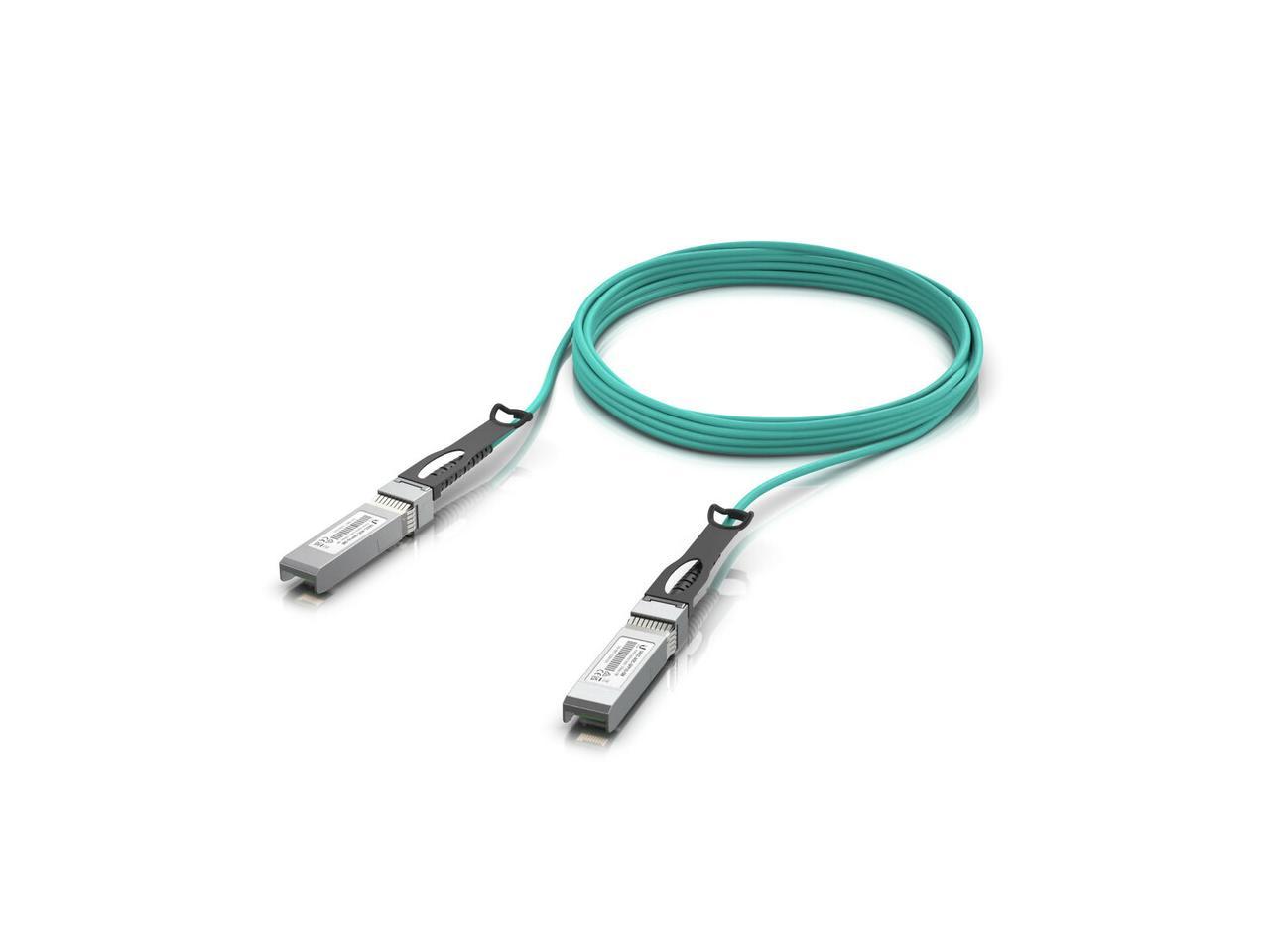 Ubiquiti 16.40 ft Fiber Optic Long-range Direct Attach Cable - 10 Gbps  UACC-AOC-SFP10-5M 1