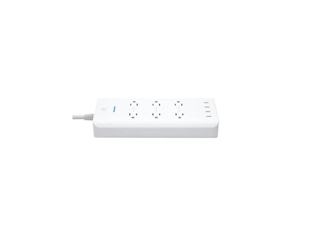 Ubiquiti SmartPower Strip SmartPower Strip 6 x AC Power, 4 x USB - 120 V AC Voltage - 1250 W Outlets Power Strip 1250 W Maximum Power 1