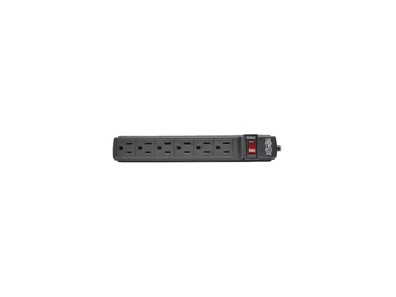 TRIPP LITE PS66B 6 Outlets Power Strip 120V Input Voltage 6 ft. Cord Length 2