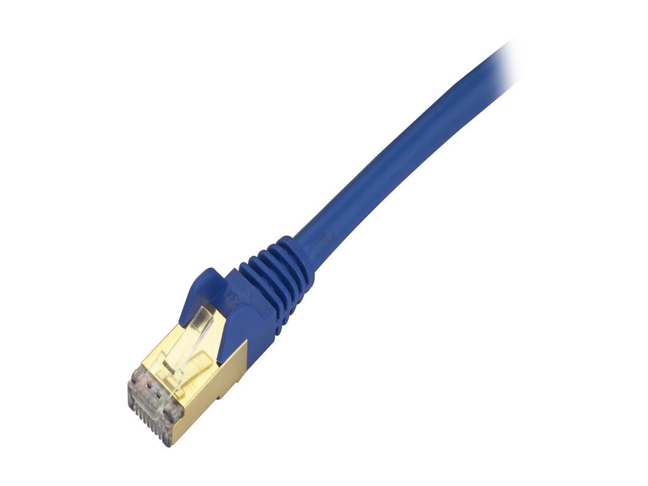 StarTech.com C6ASPAT15BL 15 ft. Cat 6A Blue Shielded Network Ethernet Cable 2