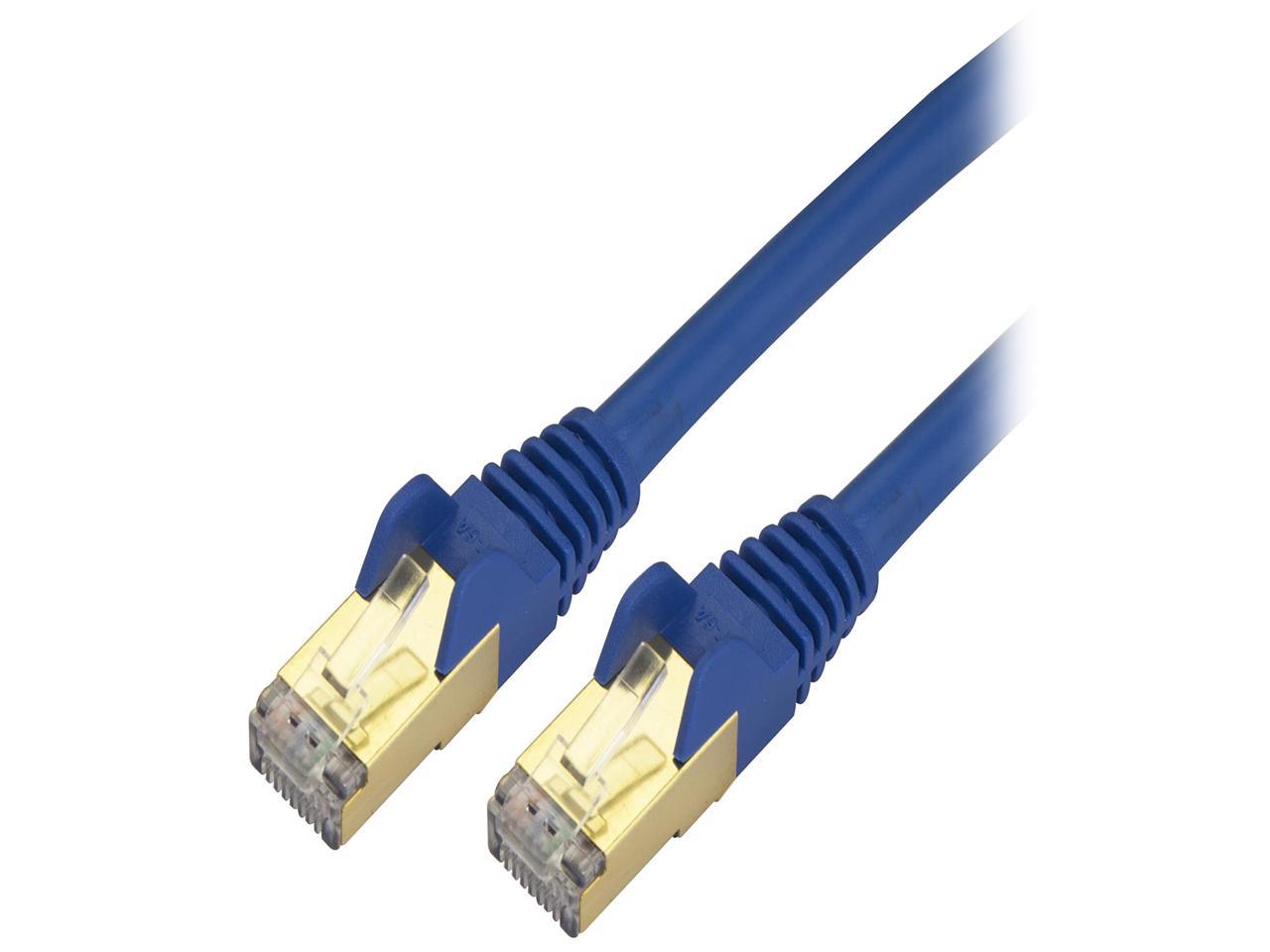 StarTech.com C6ASPAT30BL 30 ft. Cat 6A Blue Shielded Network Ethernet Cable 1