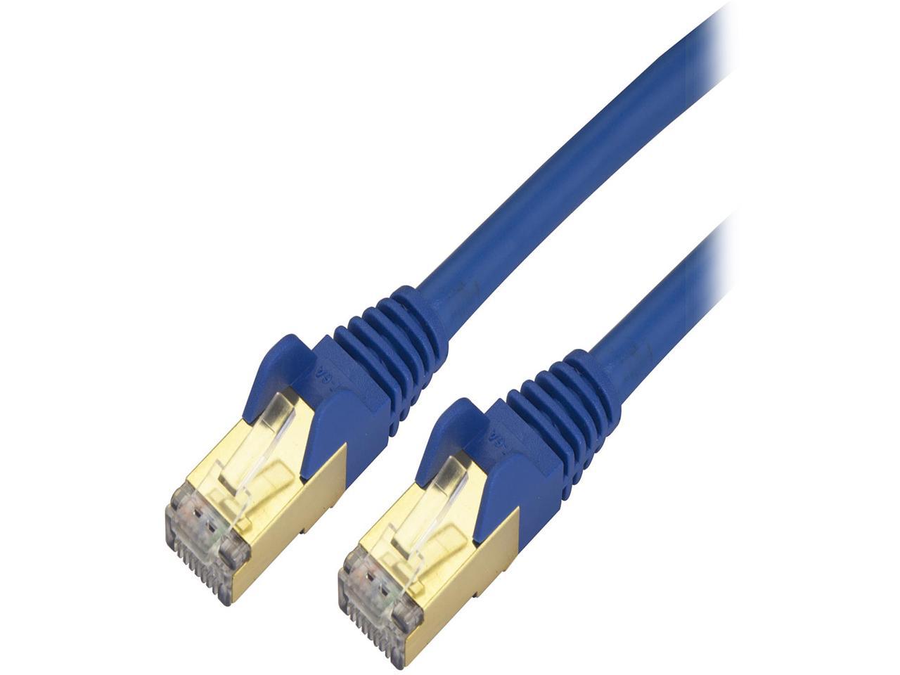 StarTech.com C6ASPAT6BL 6 ft. Cat 6A Blue Shielded Network Ethernet Cable 1