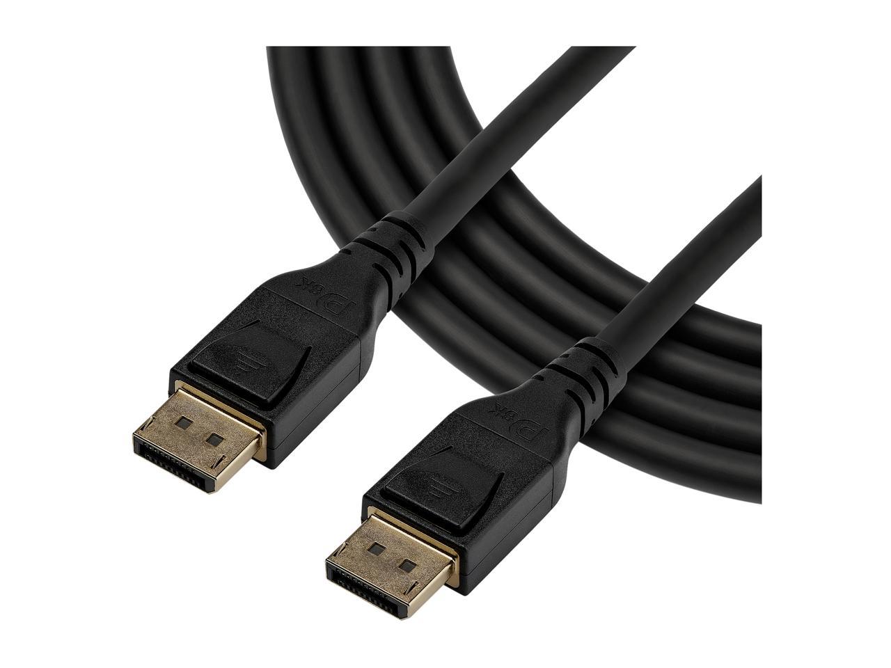 StarTech.com DP14MM5M DisplayPort 1.4 Cable - 16.4 ft / 5m - VESA Certified - 8K@60Hz - HBR3 - HDR - DP to DP Monitor Cable - 8K DisplayPort Cable 3