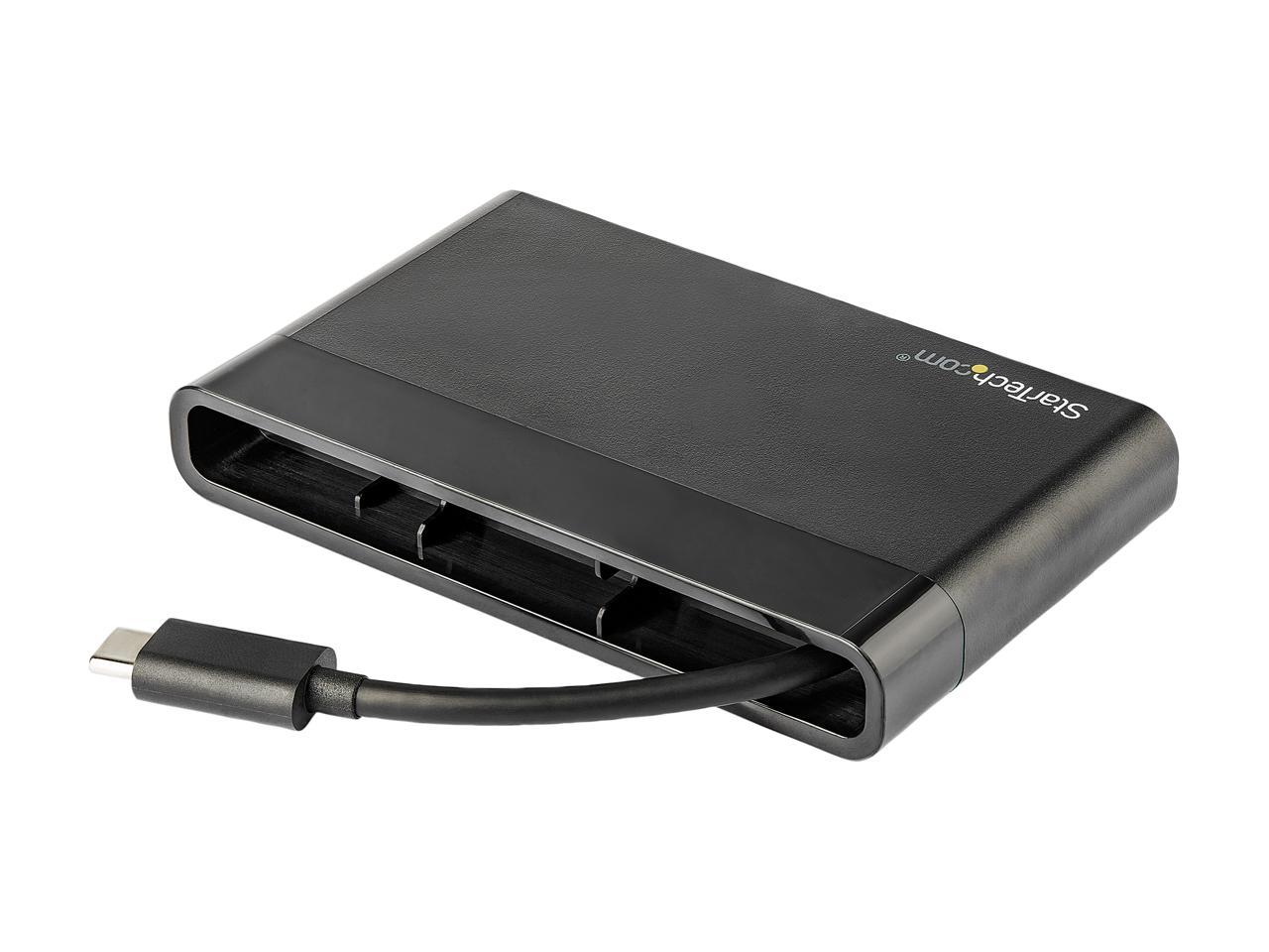 StarTech.com DKT30CHVCM USB C Multiport Adapter with HDMI and VGA - Mac / Windows / Chrome - 4K - 1x USB-A Port - GbE - Portable USB-C Adapter 2