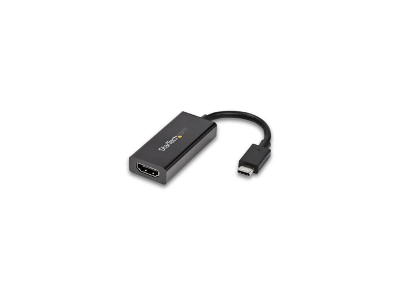 StarTech.com CDP2HD4K60H USB-C to HDMI Adapter with HDR - 4K 60Hz - Black - USB Type C to HDMI Converter 2