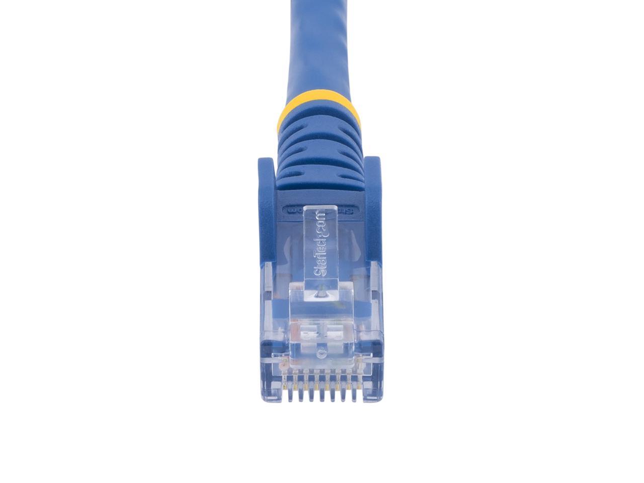 StarTech.com 7 ft. CAT6 Ethernet cable - 10 Pack - ETL Verified - Blue CAT6 Patch Cord - Snagless RJ45 Connectors - 24 AWG Copper Wire – UTP Ethernet Cable (N6PATCH7BL10PK) 4