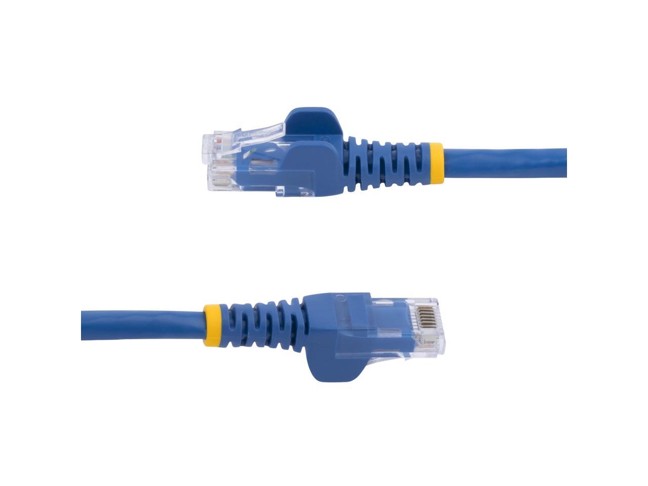 StarTech.com 7 ft. CAT6 Ethernet cable - 10 Pack - ETL Verified - Blue CAT6 Patch Cord - Snagless RJ45 Connectors - 24 AWG Copper Wire – UTP Ethernet Cable (N6PATCH7BL10PK) 3