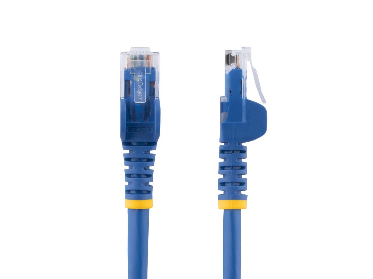 StarTech.com 7 ft. CAT6 Ethernet cable - 10 Pack - ETL Verified - Blue CAT6 Patch Cord - Snagless RJ45 Connectors - 24 AWG Copper Wire – UTP Ethernet Cable (N6PATCH7BL10PK) 2