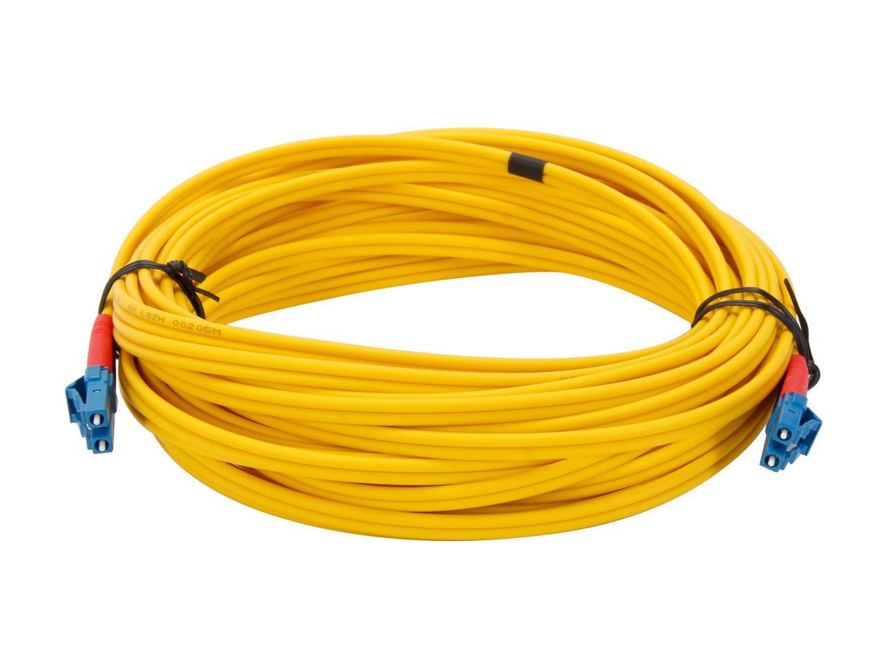 StarTech.com SMFIBLCLC10 32.81 ft. (10m) Single Mode Duplex Fiber Patch Cable LC-LC M-M Male to Male 2