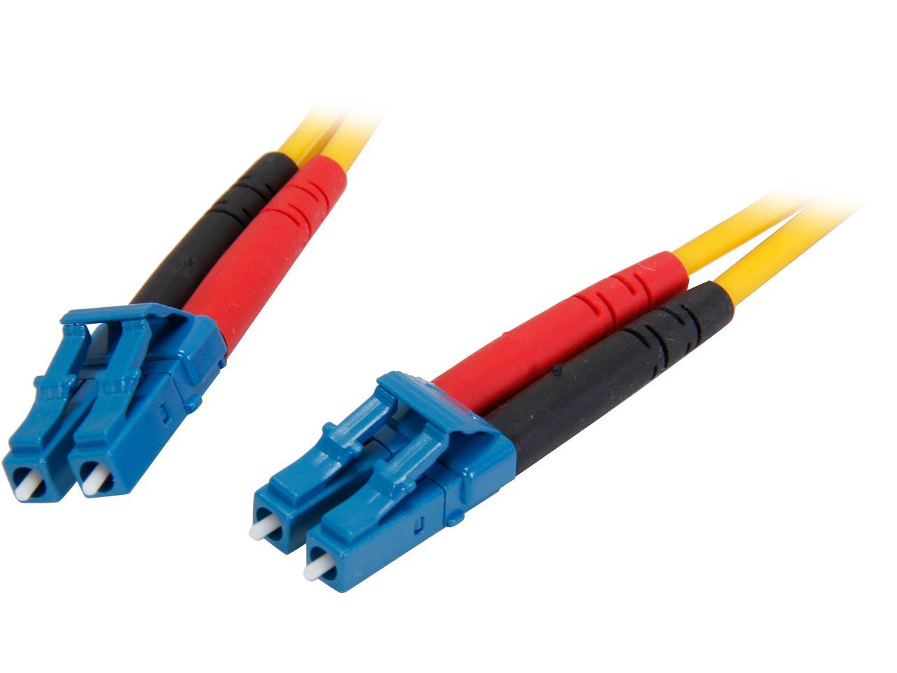 StarTech.com SMFIBLCLC4 13.12 ft. (4m) Single Mode Duplex Fiber Patch Cable LC-LC M-M Male to Male 1