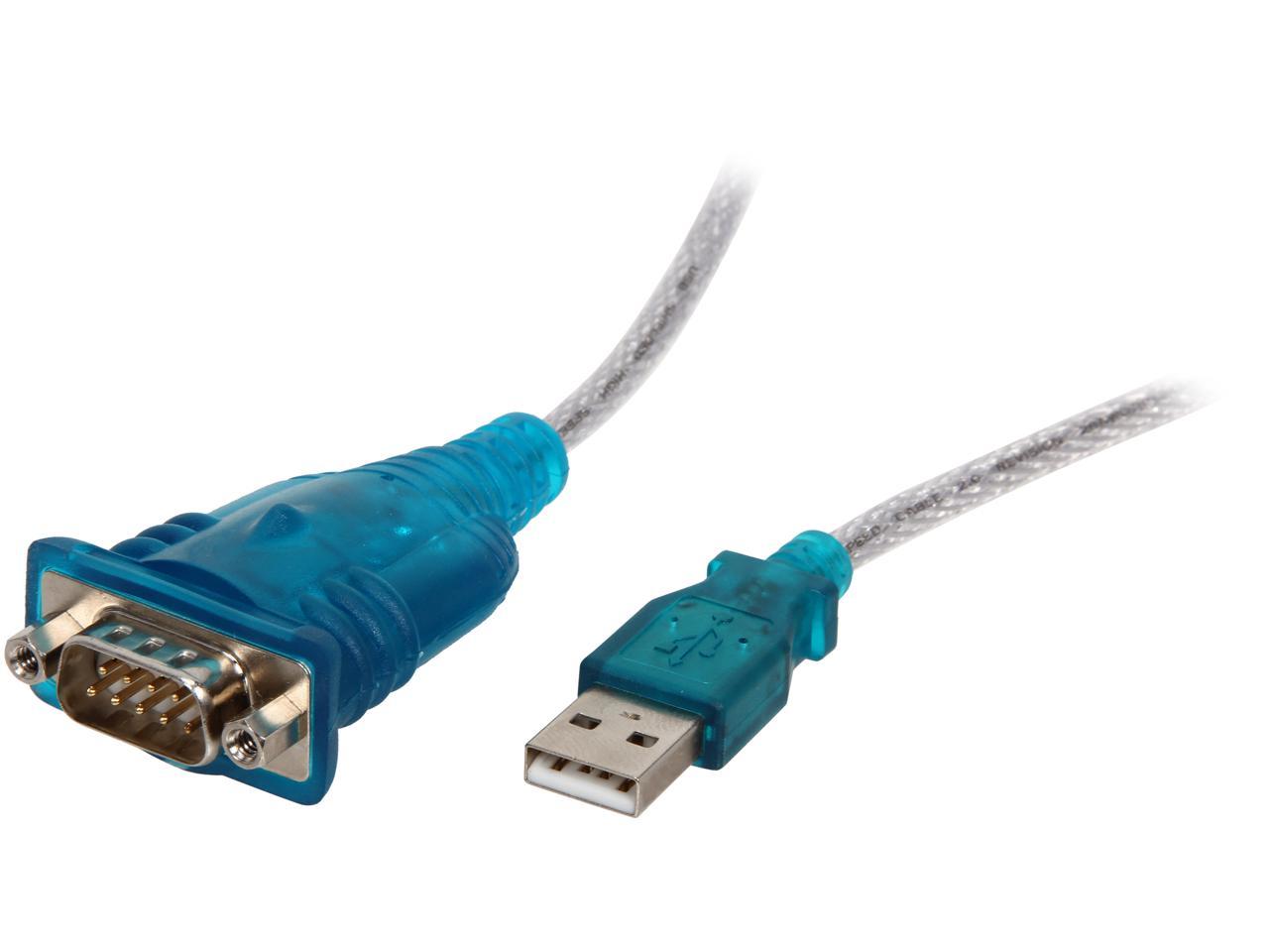 StarTech.com Model ICUSB232V2 USB to RS232 DB9 Serial Adapter Cable - M/M Male to Male 1