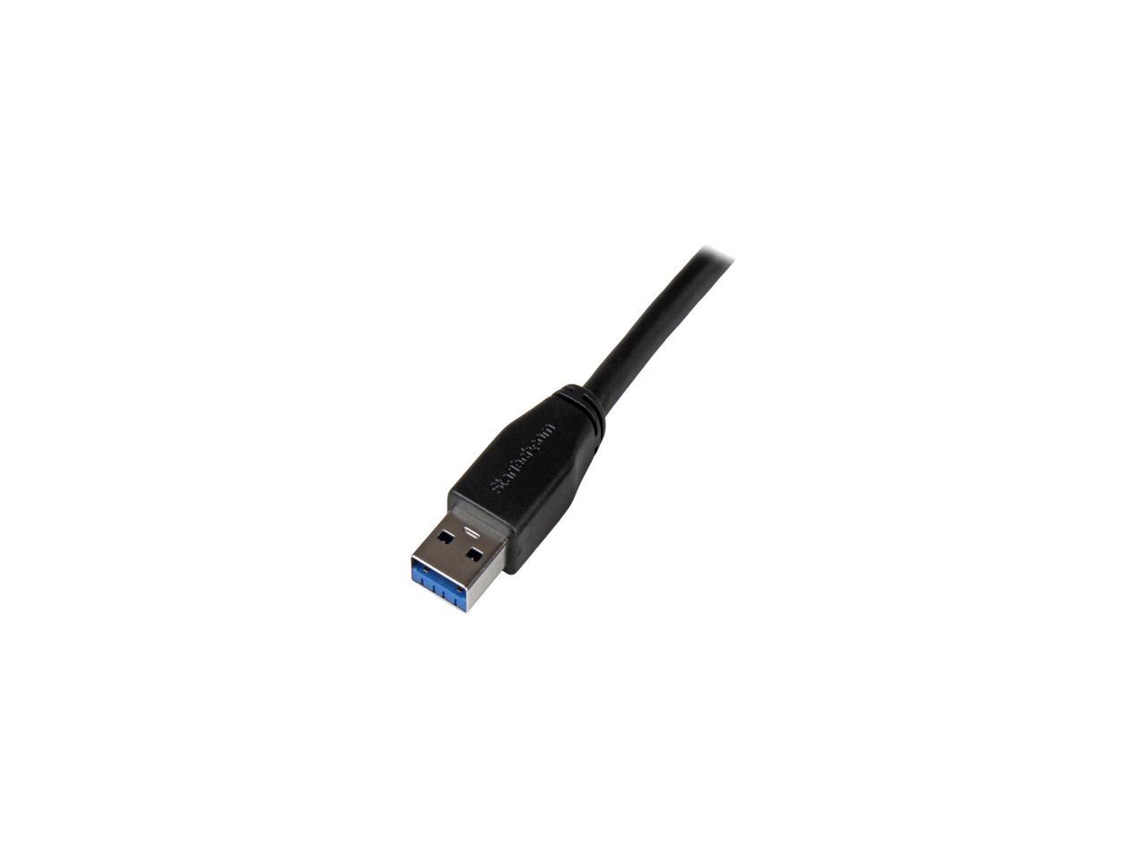 StarTech.com 10m 30 ft Active USB 3.0 USB-A to USB-B Cable - M/M - USB A to B Cable - USB 3.1 Gen 1 (5 Gbps) 2