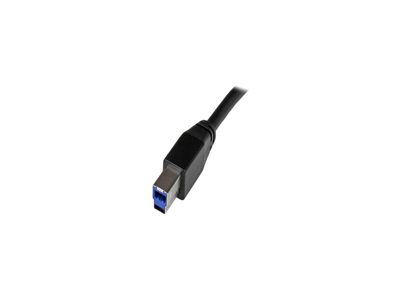 StarTech.com 10m 30 ft Active USB 3.0 USB-A to USB-B Cable - M/M - USB A to B Cable - USB 3.1 Gen 1 (5 Gbps) 3