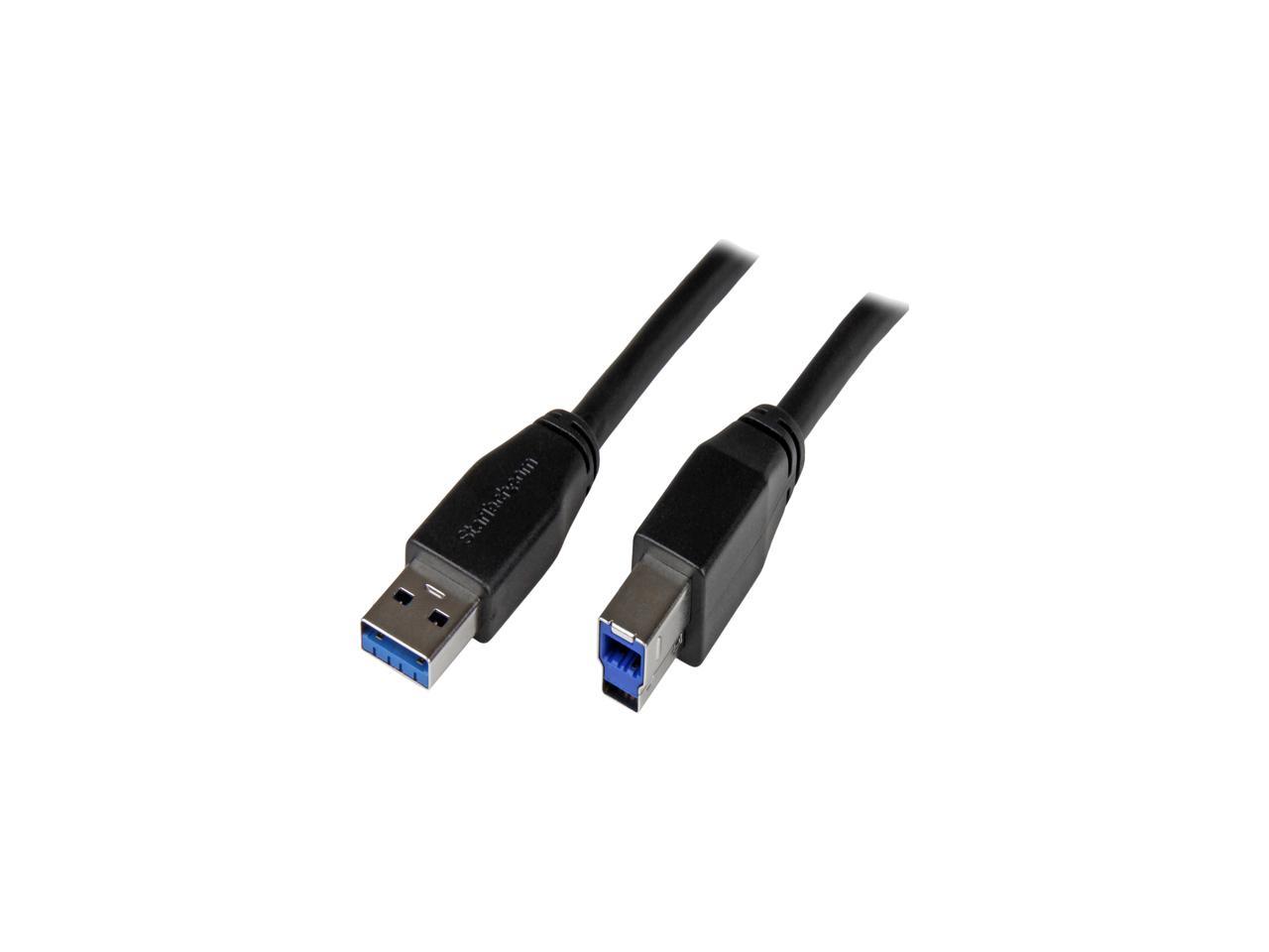 StarTech.com 10m 30 ft Active USB 3.0 USB-A to USB-B Cable - M/M - USB A to B Cable - USB 3.1 Gen 1 (5 Gbps) 1