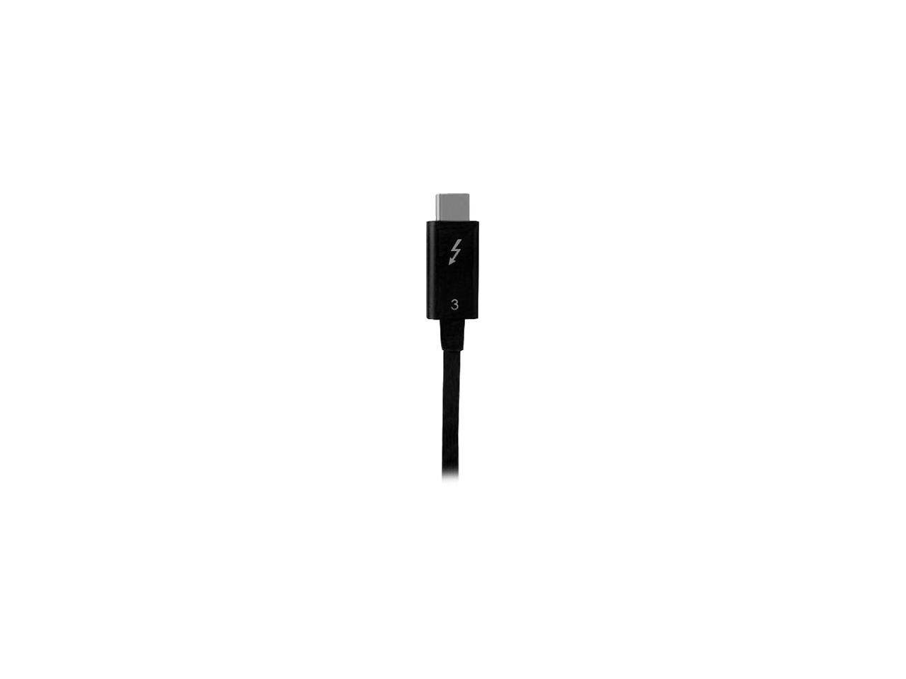 StarTech.com TBLT34MM50CM Thunderbolt 3 Cable - 40Gbps - Daisy Chainable - Passive - USB C Cable - USB-C Thunderbolt to Thunderbolt Cable - 1 pack 3