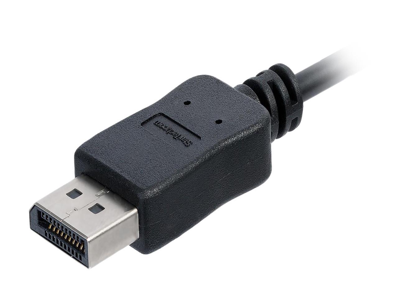 StarTech.com CDP2DPMM6B Black USB-C to DisplayPort Adapter Cable - 4K at 60 Hz 2