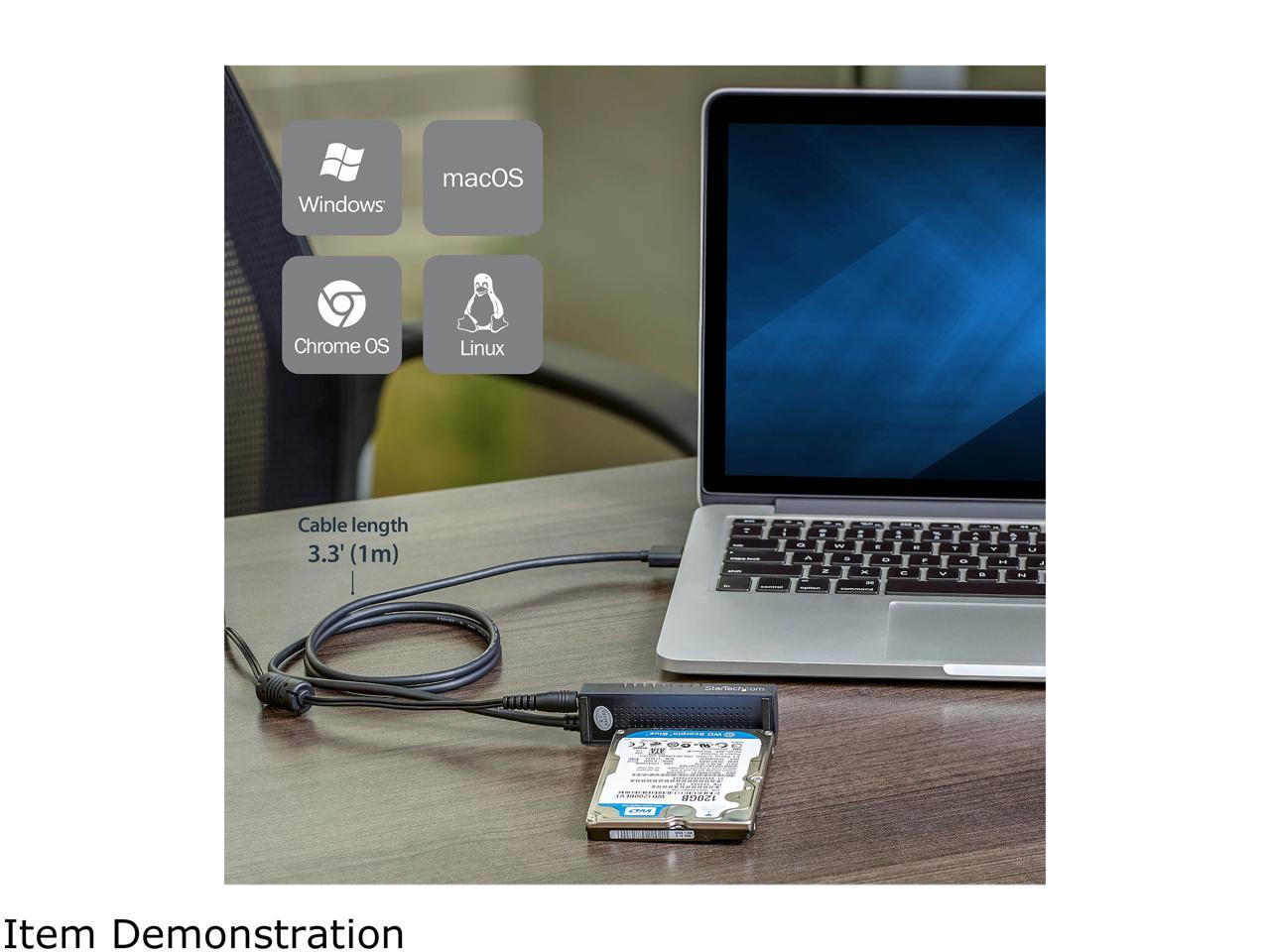 StarTech.com USB312SAT3 USB 3.1 (10 Gbps) Adapter Cable for 2.5" and 3.5" SATA Drives 3