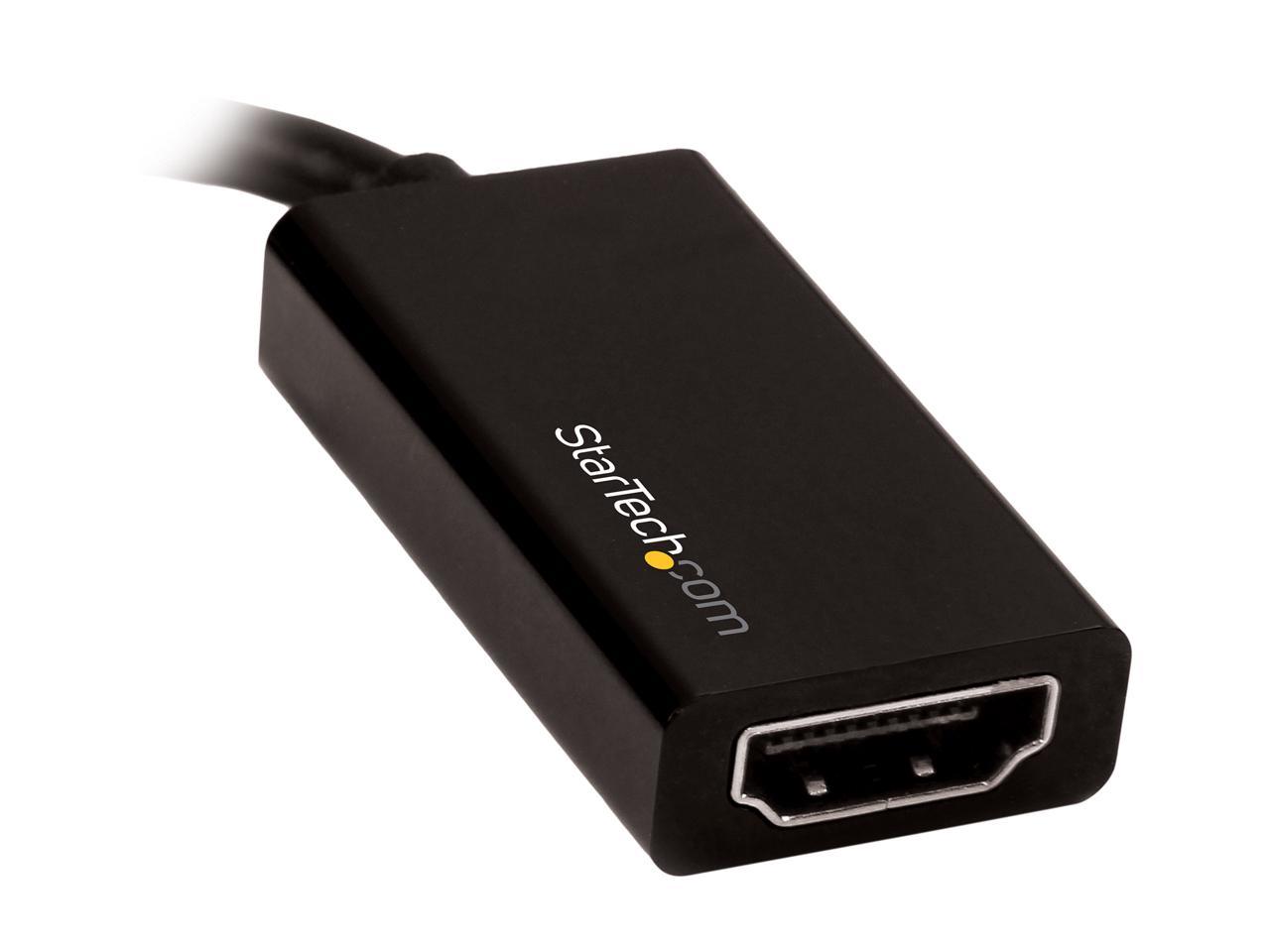 StarTech.com MDP2HD4K60S Mini DisplayPort to HDMI Adapter - 4K 60Hz 3