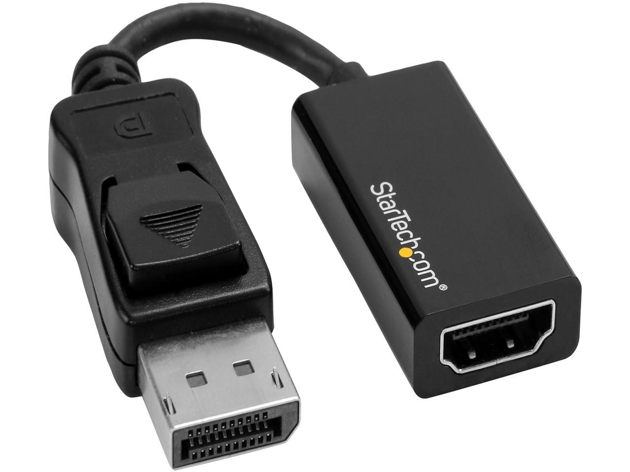 StarTech.com DP2HD4K60S DisplayPort to HDMI Adapter - 4K 60Hz 1